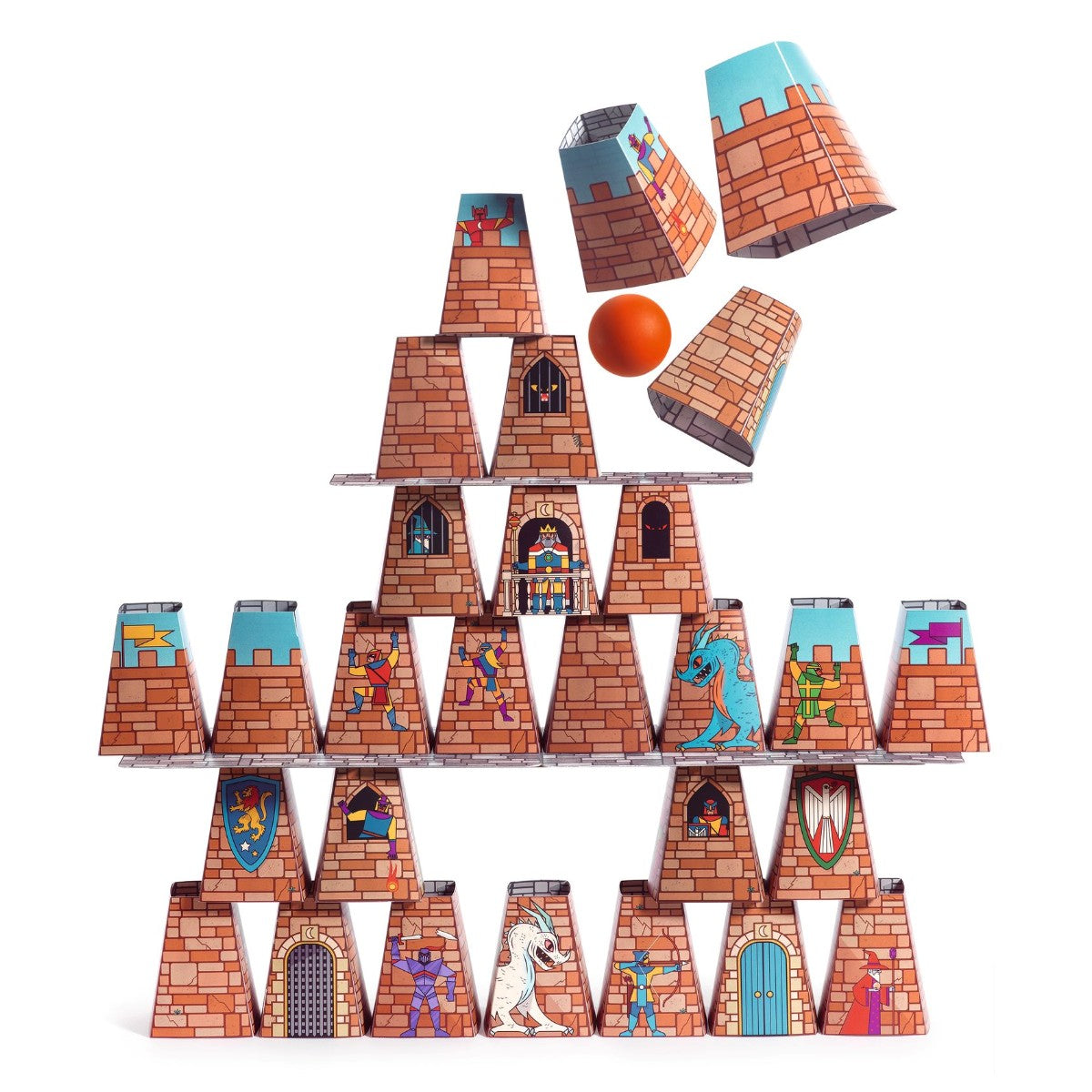 Djeco Bygg och välta, Riddarborg