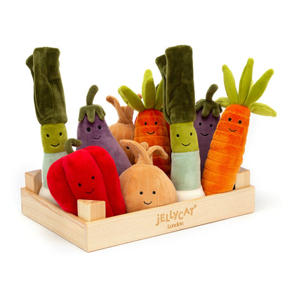 Jellycat Food, Livlig Grönsak Morot - 17 cm