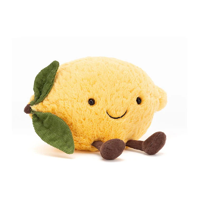 Jellycat bamse, Amuseable citron - 18 cm