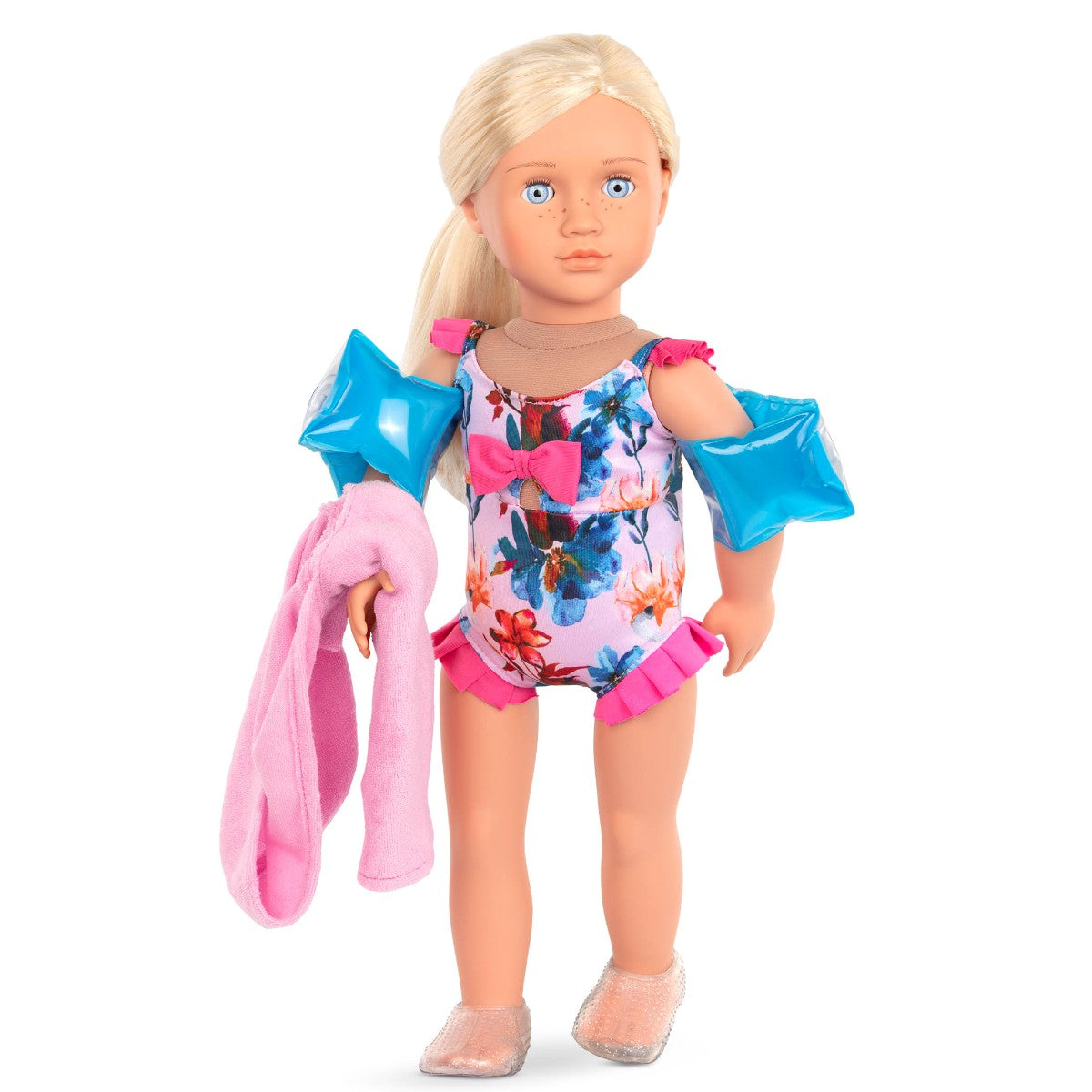 Our Generation dockkläder, Blommig baddräkt