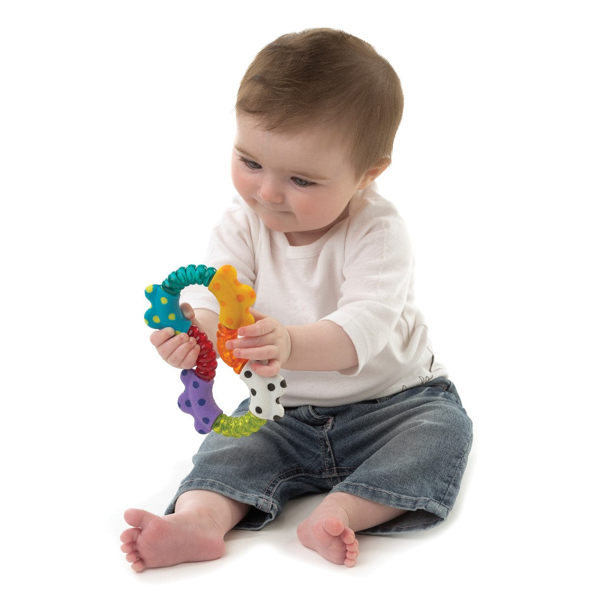 Playgro babyleksak, Biderangle – Click and twist