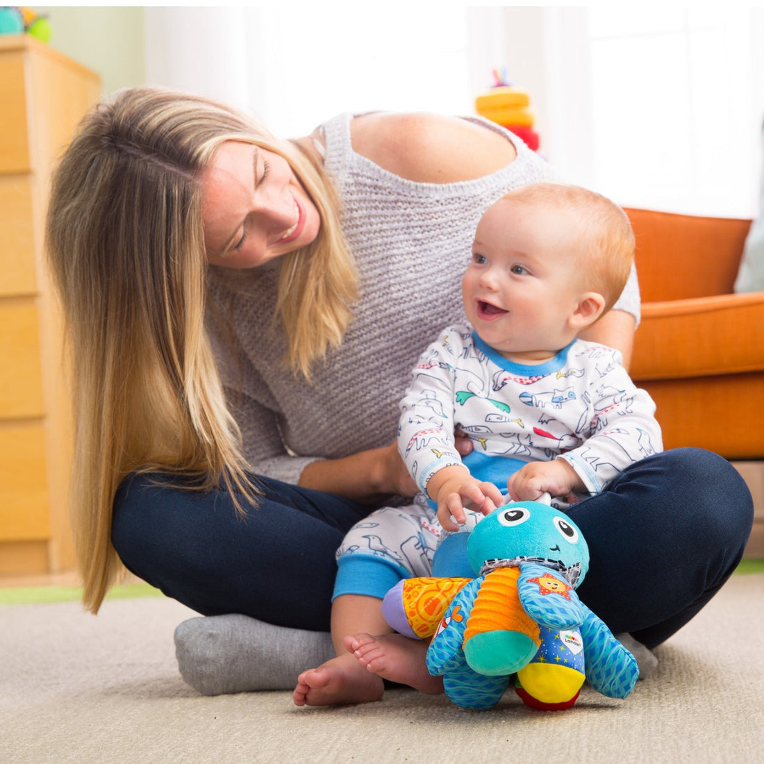 Lamaze Aktivitetsleksak med upphängning, Bläckfisken Sam