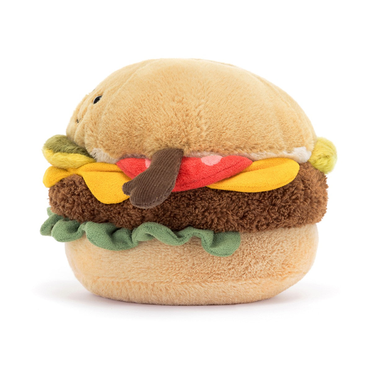Jellycat gosedjur, Amuseable Burger - 11 cm