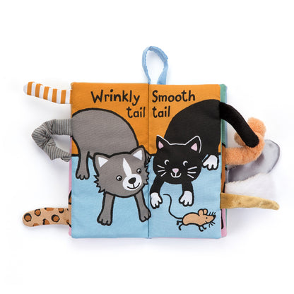 Jellycat aktivitetsbok, svansbok - Kattsvansar