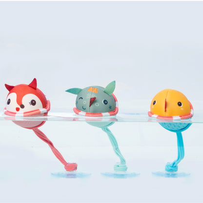 Lilliputiens badleksak, 3 badbollar - Joe