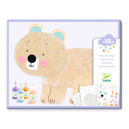 Djeco aktivitetsset – fingerfärg, Stökigt skoj