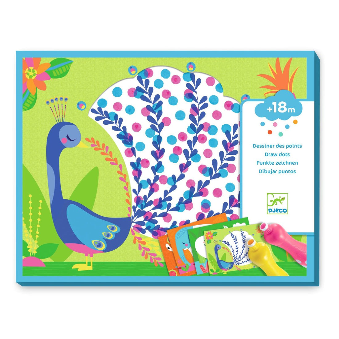 Djeco kreativ målning, Allt handlar om prickarna!