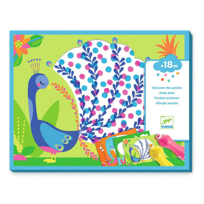 Djeco kreativ målning, Allt handlar om prickarna!