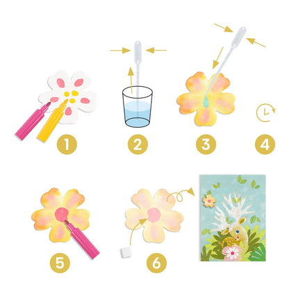 Djeco Kreativ låda, Skapa effekter med vatten