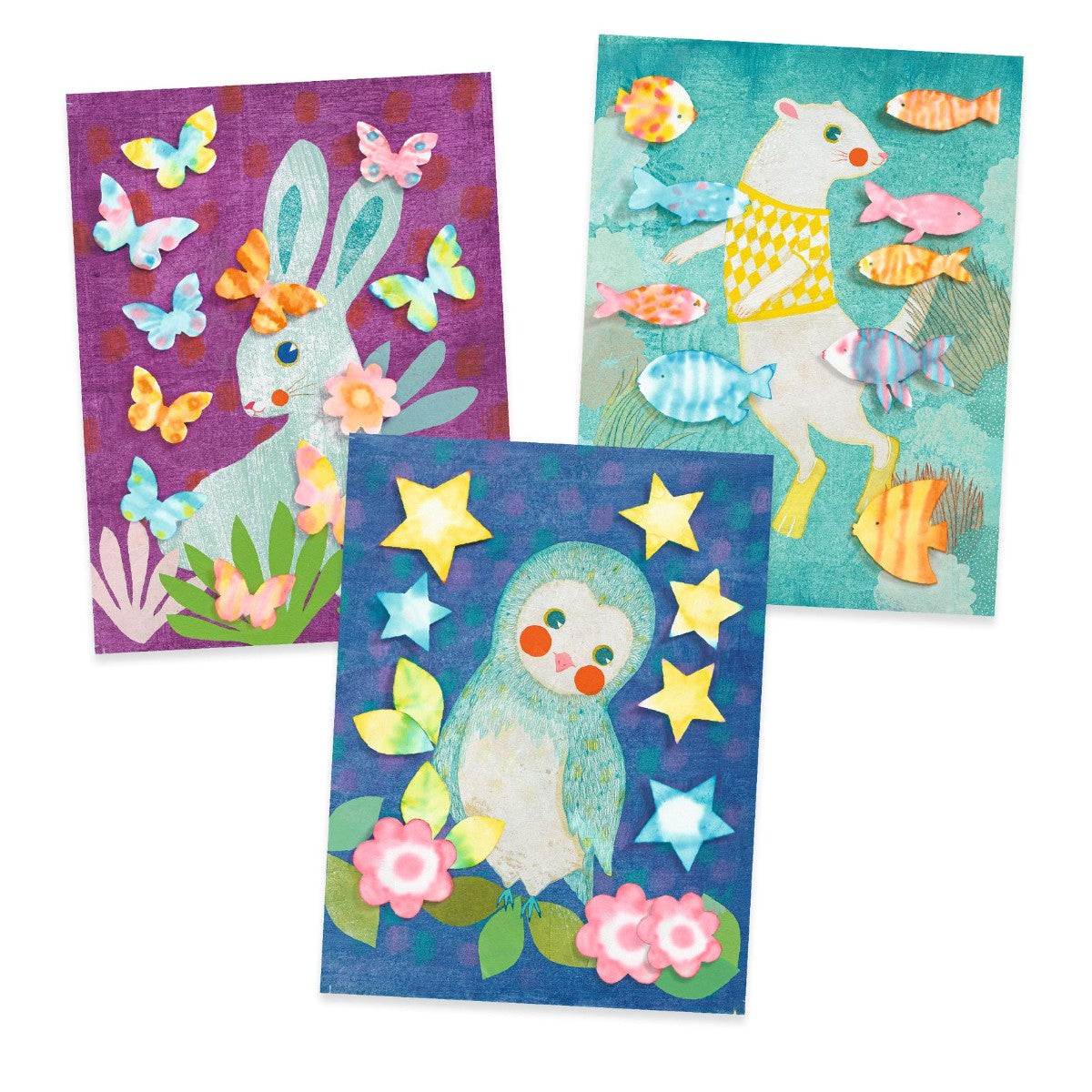 Djeco Kreativ låda, Skapa effekter med vatten