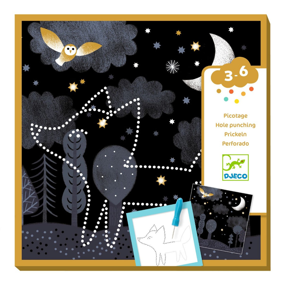 Djeco Kreativ låda, Bildavslöjning