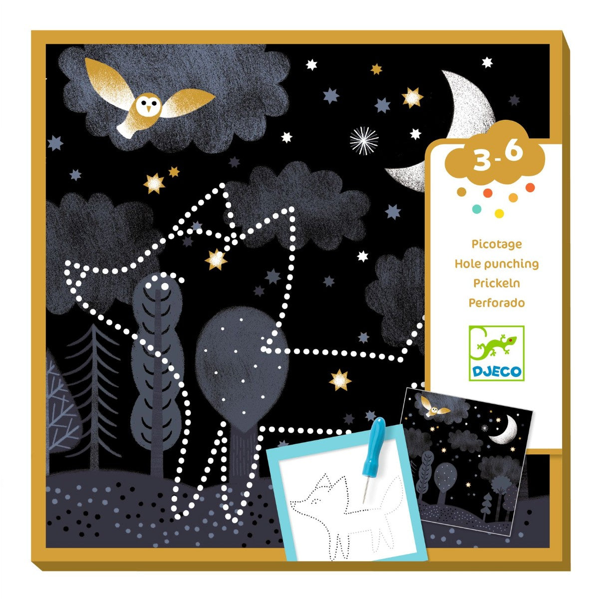 Djeco Kreativ låda, Bildavslöjning