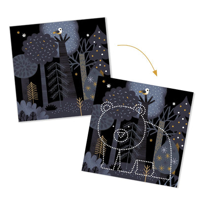 Djeco Kreativ låda, Bildavslöjning