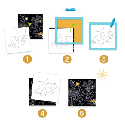 Djeco Kreativ låda, Bildavslöjning