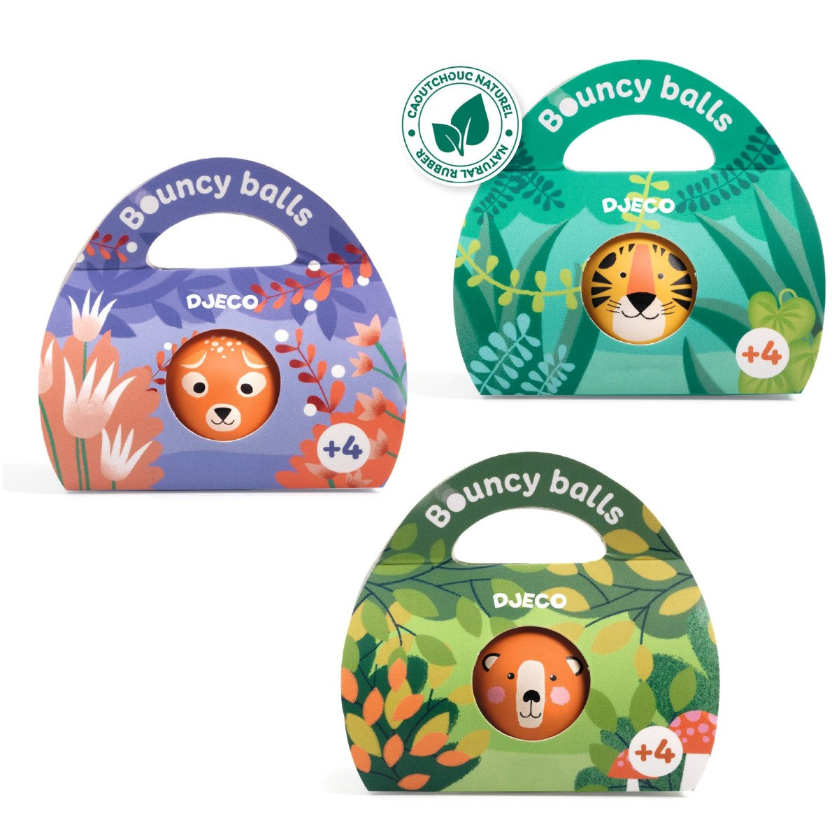 Djeco studsboll, Wild - ass. varianter