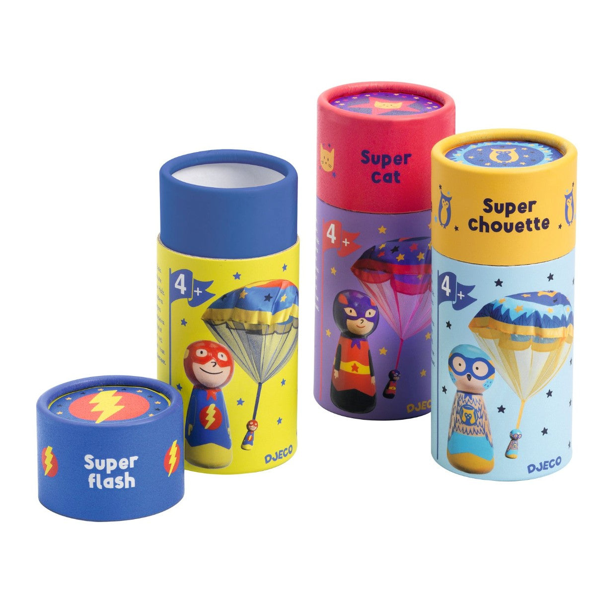 Djeco Fallskärmshoppare, flygande hjältar - ass.