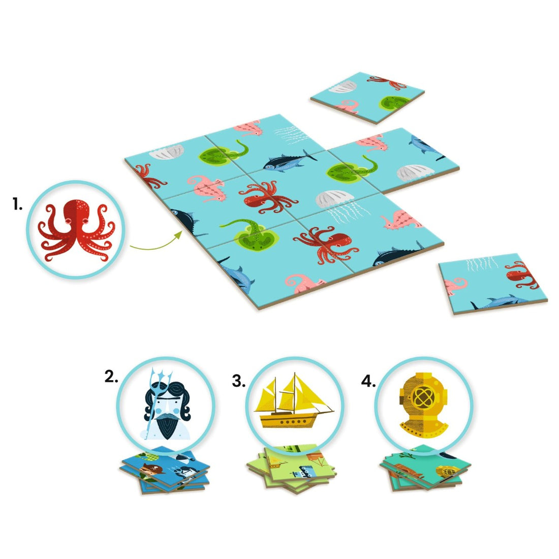 Djeco Spel, Sologic - Impossiblo Ocean