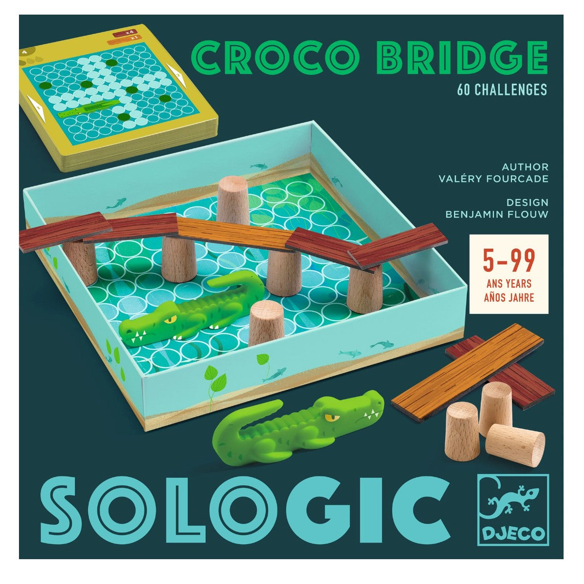 Djeco Spel, Sologic - Croco Bridge