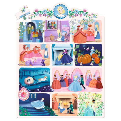 Djeco pussel, Story puzzle, Askungen - 54 bitar