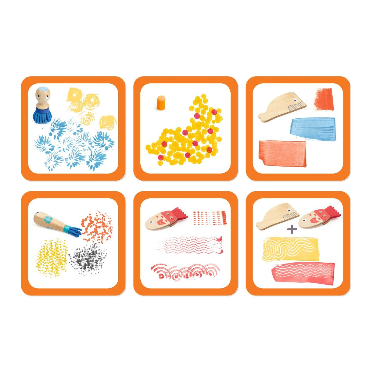 Djeco Unika Verktyg för Målning