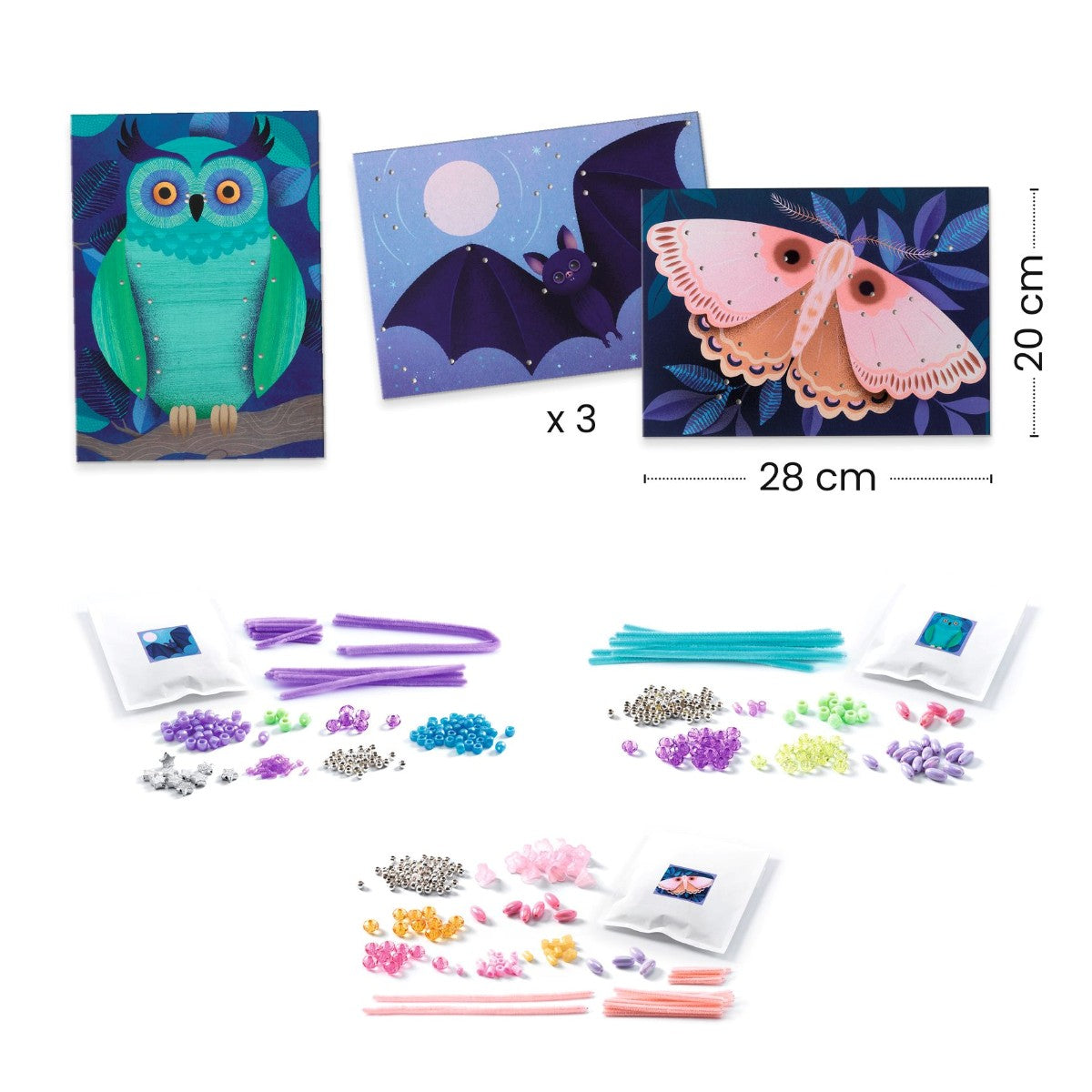 Djeco kreativ låda, Lys upp natten