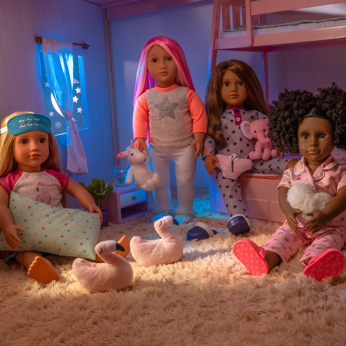 Our Generation docktillbehör, Våningssäng med fjärilar