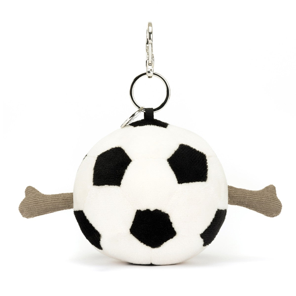 Jellycat nyckelring, Fun, Amuseables Sports fotbollsberlock - 16 cm