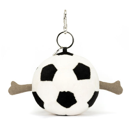 Jellycat nyckelring, Fun, Amuseables Sports fotbollsberlock - 16 cm