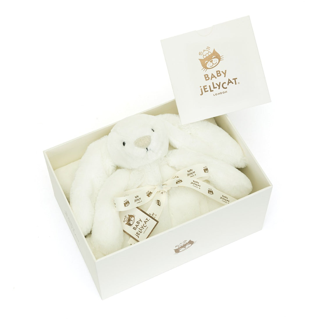 Baby Jellycat filt, Bashful Luxe kanin, Luna - 56 x 70 cm