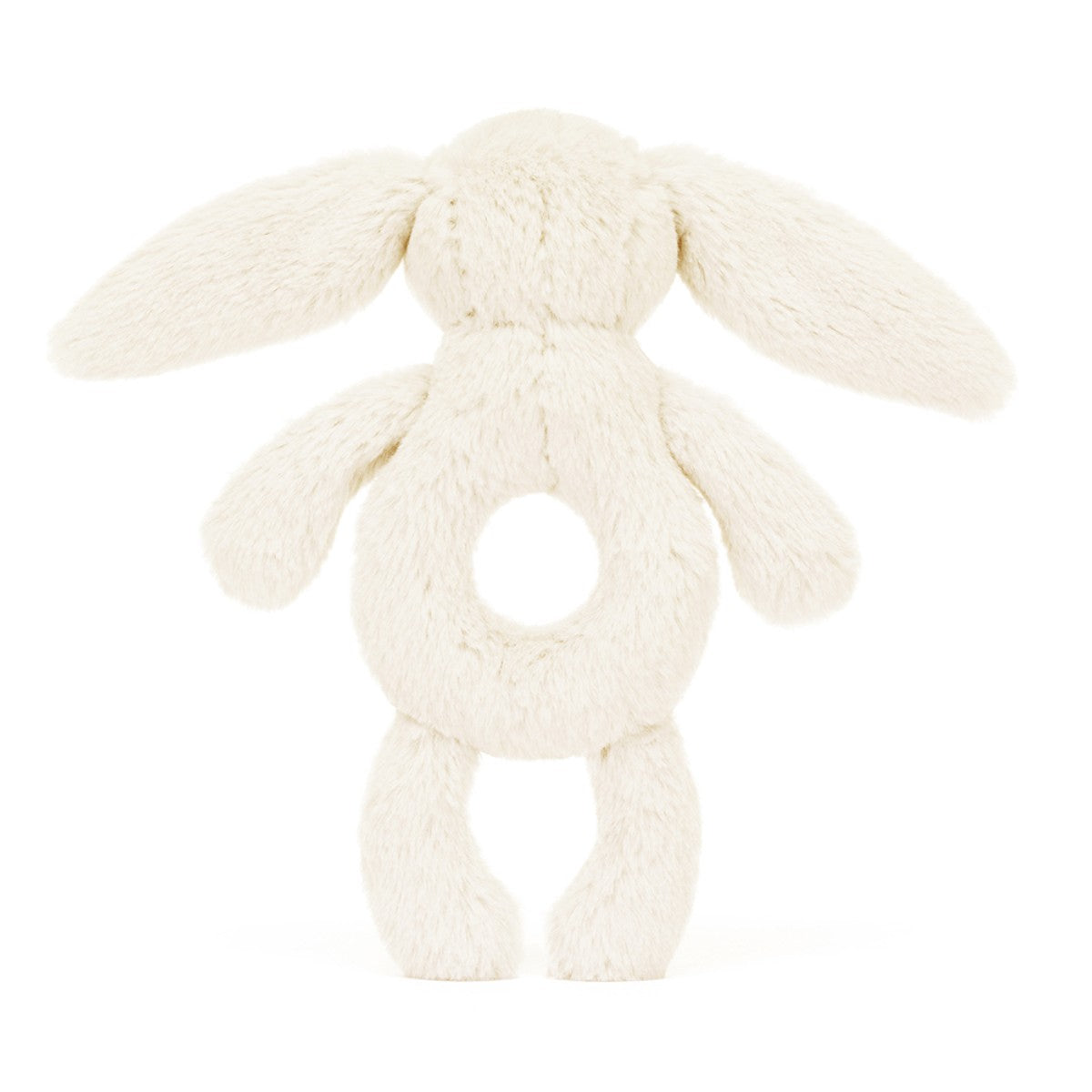 Baby Jellycat ringrassel, Kanin, cream - 15 cm