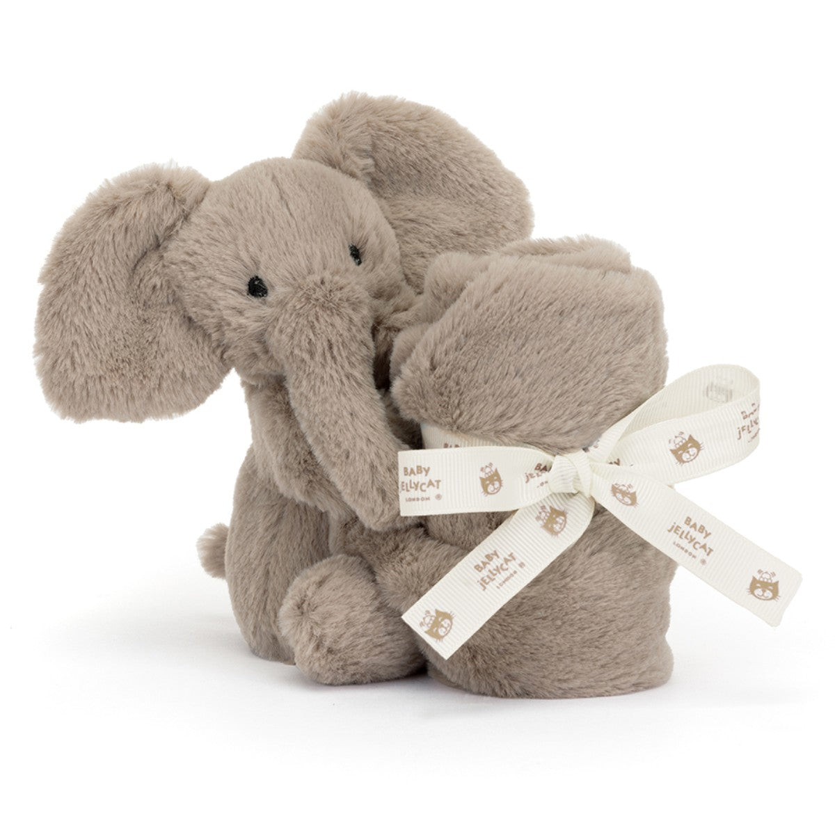 Baby Jellycat Luxe snuttefilt, Smudge Elefant