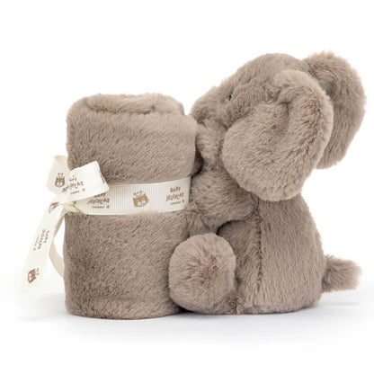 Baby Jellycat Luxe snuttefilt, Smudge Elefant