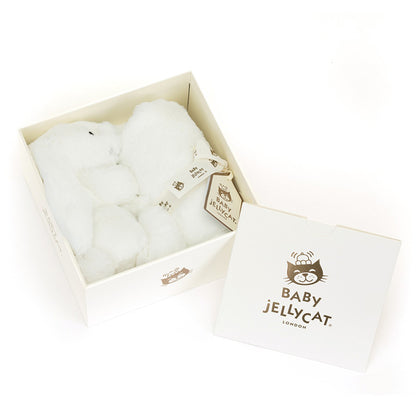 Baby Jellycat Luxe snuttefilt i presentask, Luna kanin