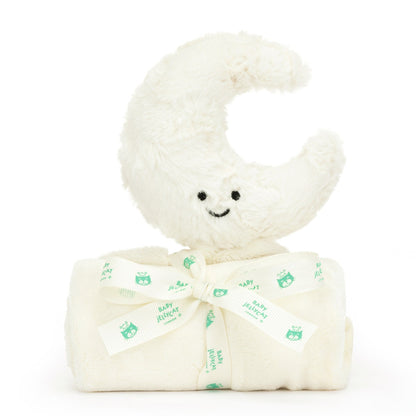 Baby Jellycat gosedjur, Amusables snuttefilt - Måne