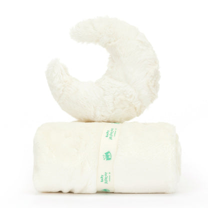 Baby Jellycat gosedjur, Amusables snuttefilt - Måne