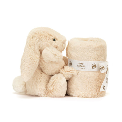 Baby Jellycat Luxe snuttefilt i presentask, Willow kanin