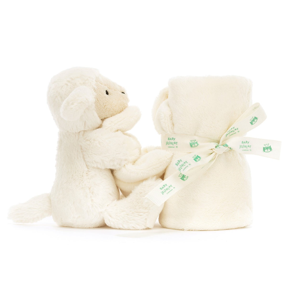 Baby Jellycat gosedjur, Bashful snuttefilt - Lam