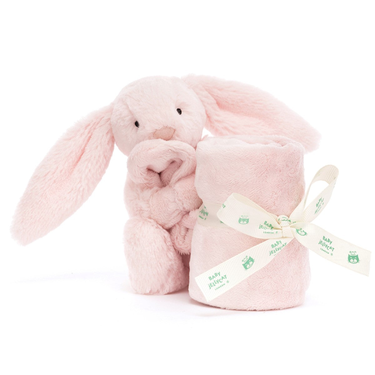 Baby Jellycat Bashful snuttefilt, Kanin - Rosa