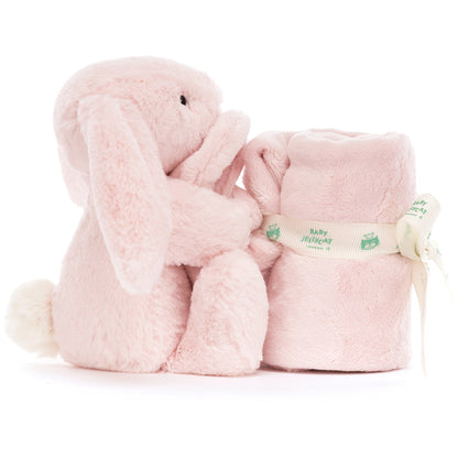 Baby Jellycat Bashful snuttefilt, Kanin - Rosa