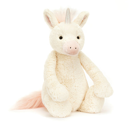 Jellycat gosedjur, Bashful enhörning, stor - 51 cm