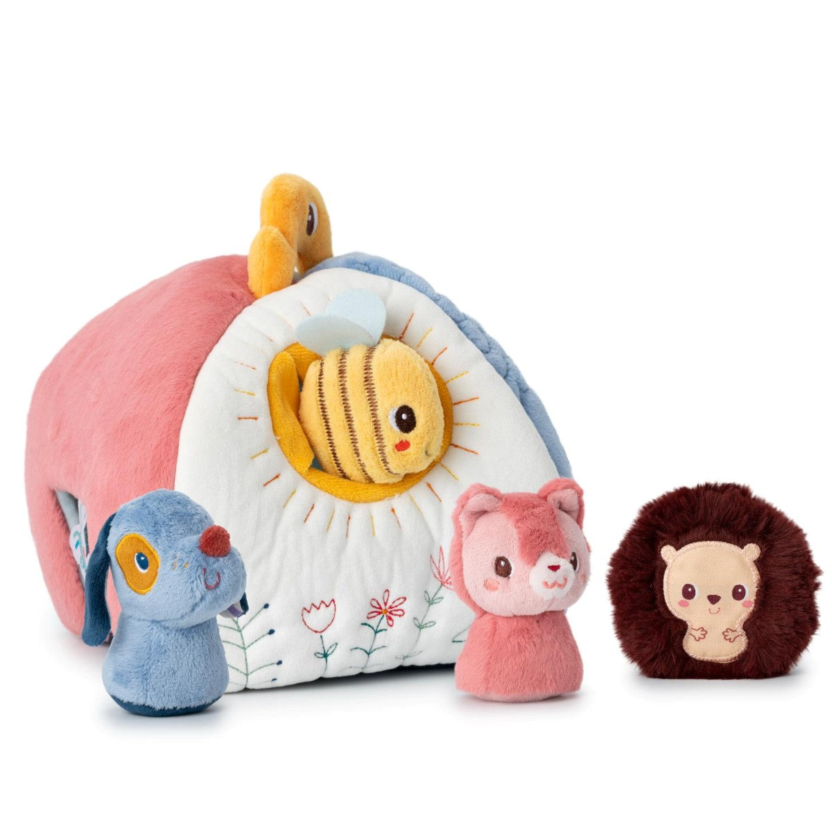 Lilliputiens Jules hus med 4 skramlor