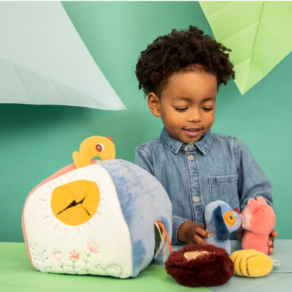 Lilliputiens Jules hus med 4 skramlor