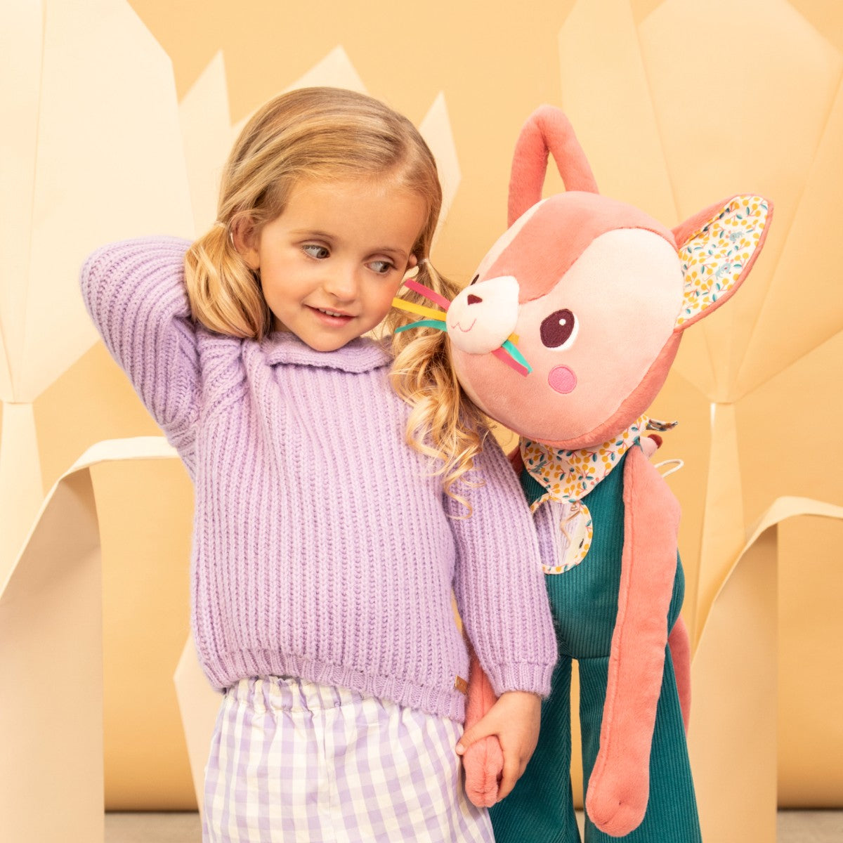 Lilliputiens aktivitetsleksak, Jättekatten Jeanne - 87 cm