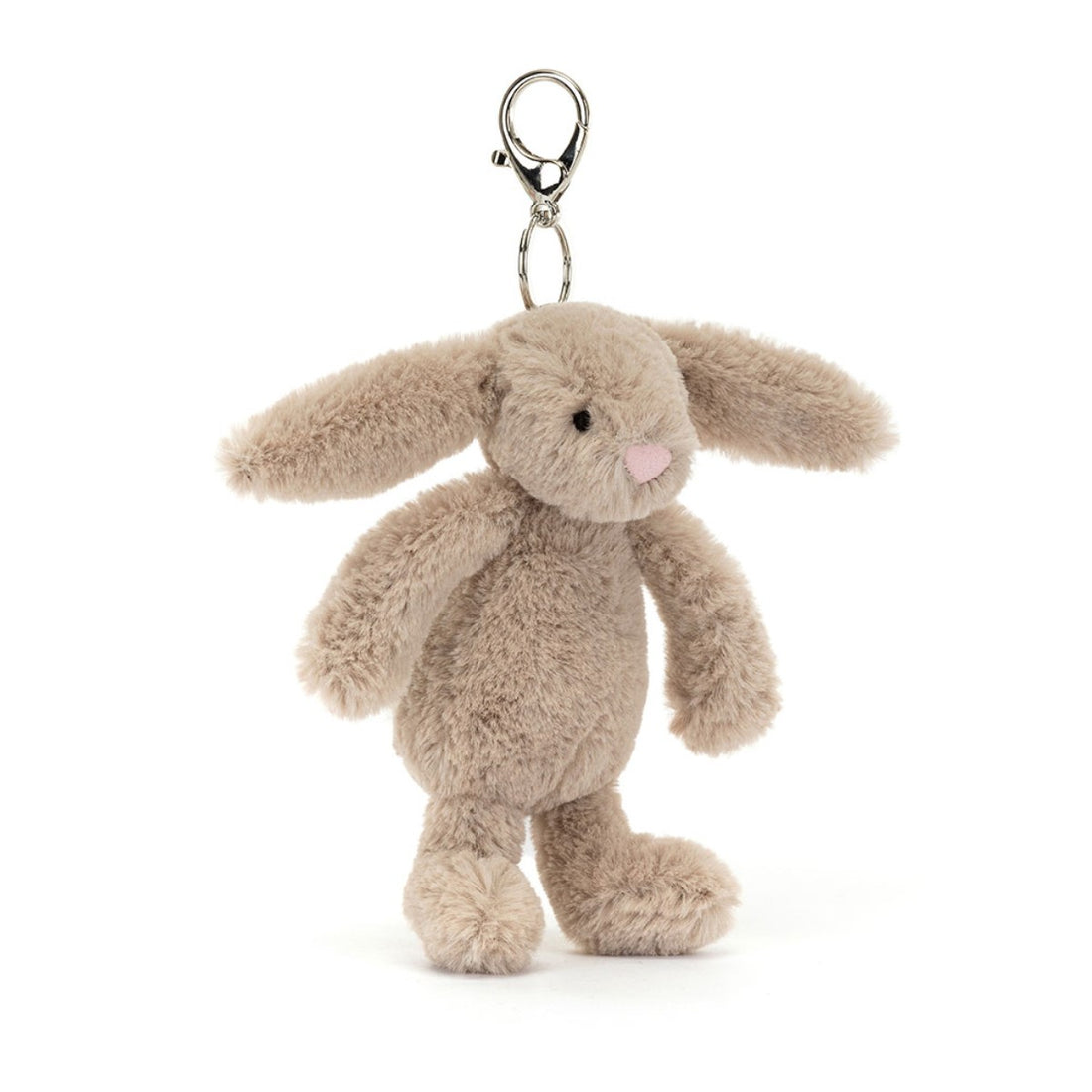 Jellycat nyckelring, Bashful hänge för väskan - Beige kanin