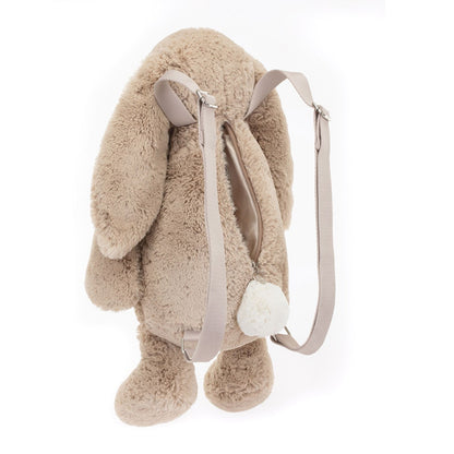 Jellycat gosedjur, Bashful kanin, Beige ryggsäck - 32 cm