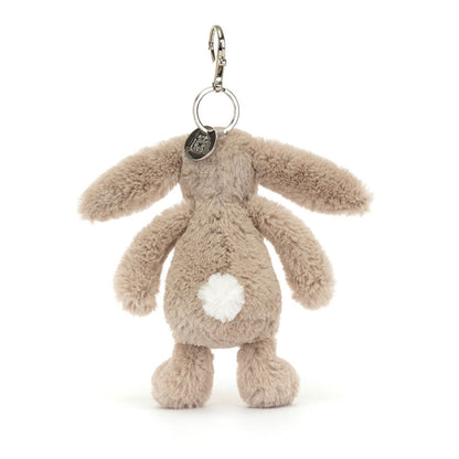 Jellycat nyckelring, Bashful hänge för väskan - Beige kanin