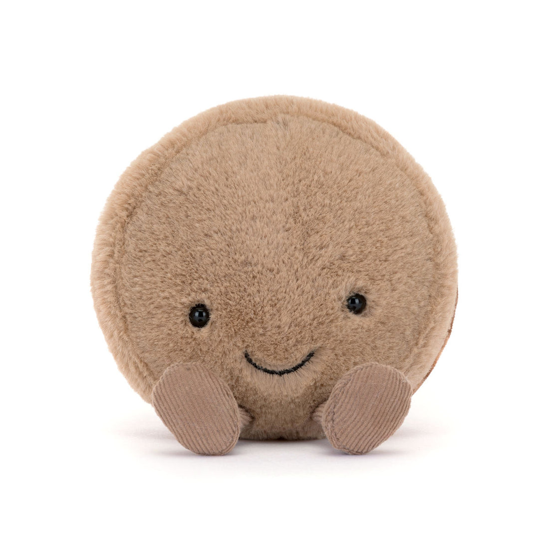 Jellycat gosedjur, Food bake, Amuseables Mona Macaron Choklad - 12 cm