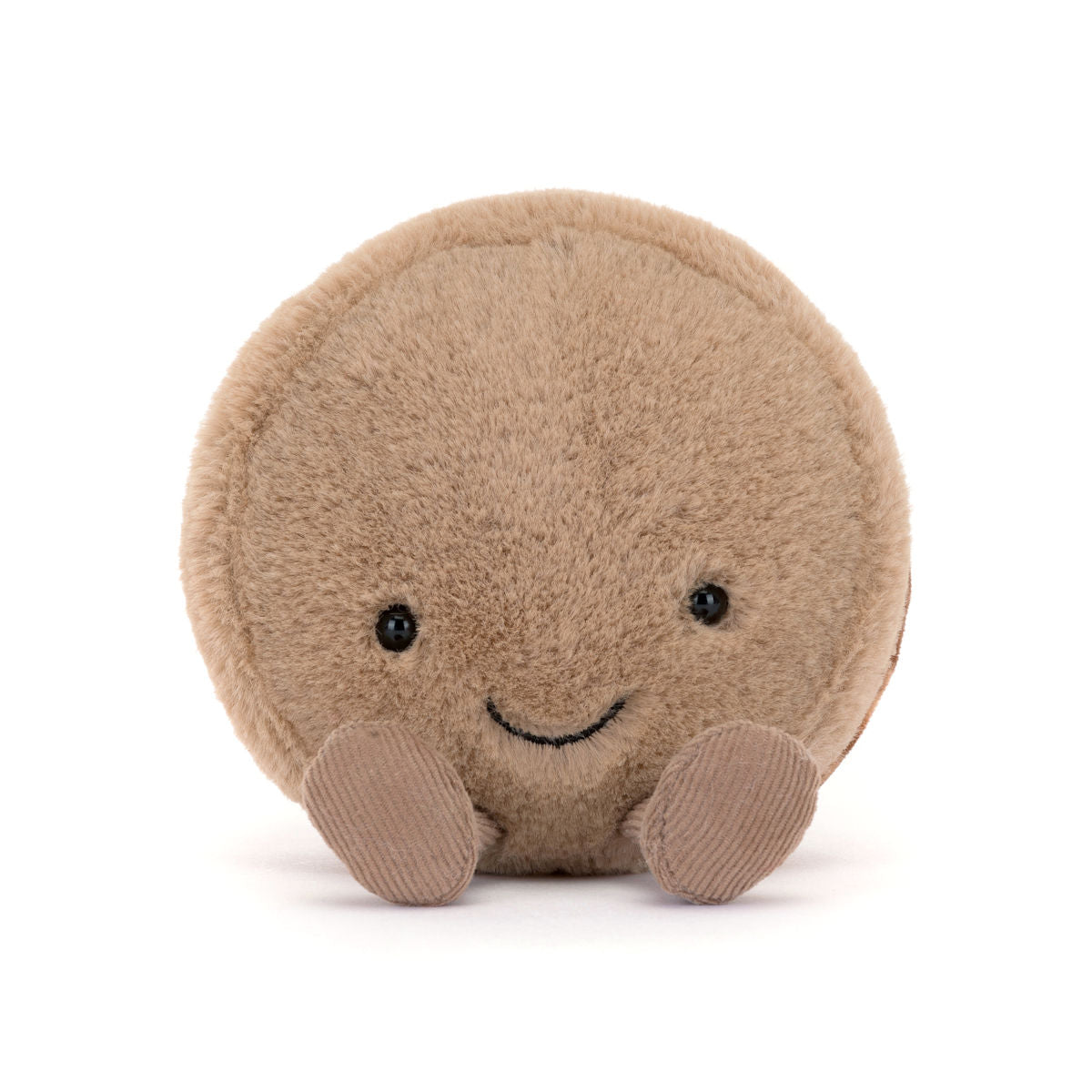 Jellycat gosedjur, Food bake, Amuseables Mona Macaron Choklad - 12 cm