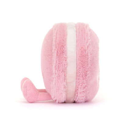 Jellycat gosedjur, Food bake, Amuseables Mia Macaron jordgubb - 12 cm