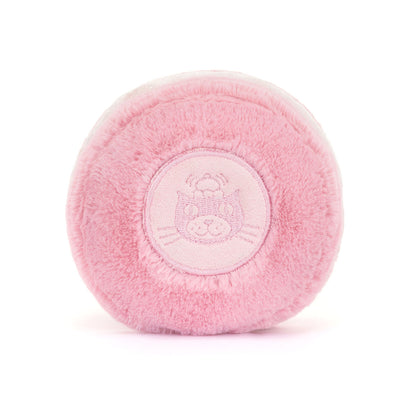 Jellycat gosedjur, Food bake, Amuseables Mia Macaron jordgubb - 12 cm